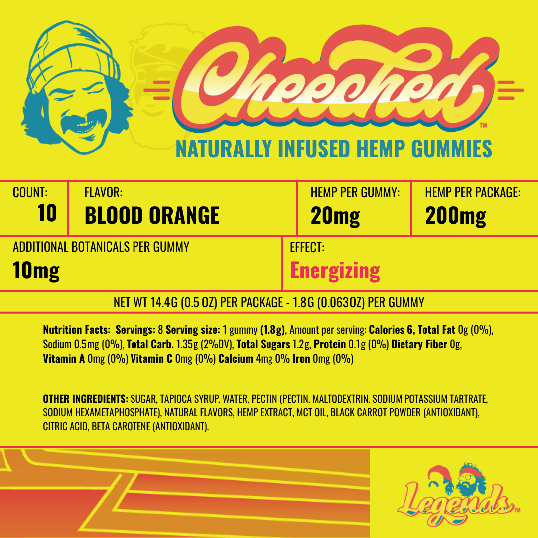 Legends Gummies 10ct - Blood Orange