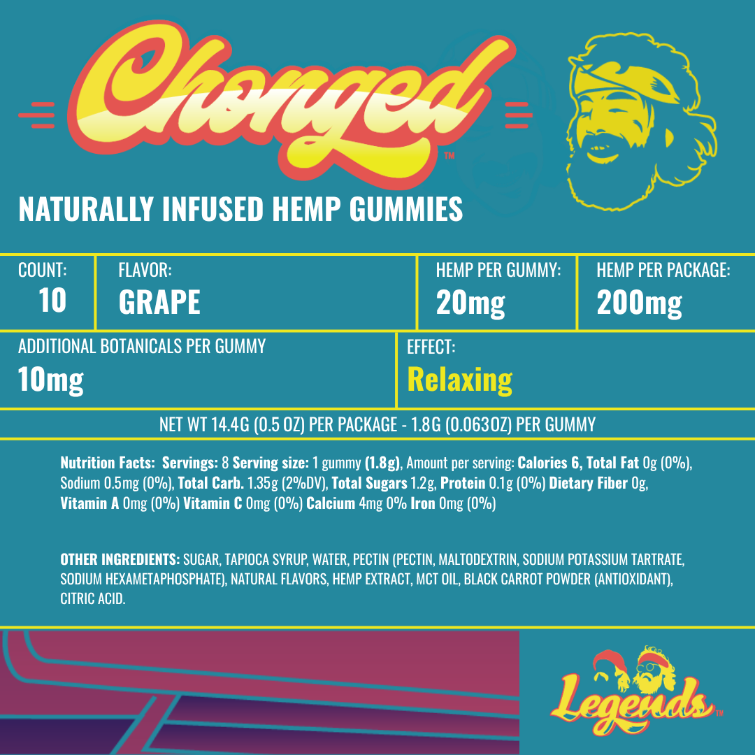 Legends Gummies 10ct - Grape