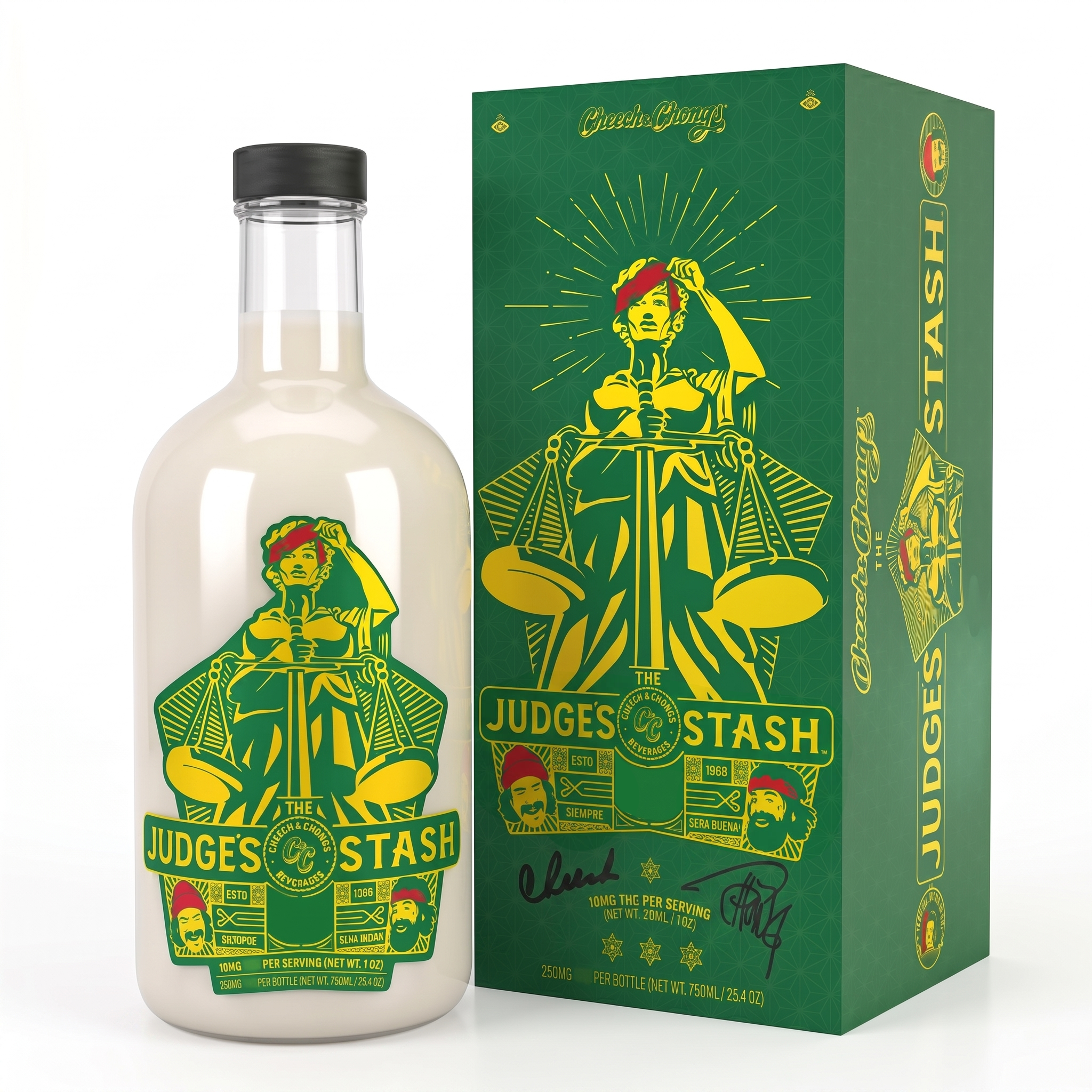 The Judge's Stash - 750ml Hemp Spirit - Lime-Citrus (250 mg