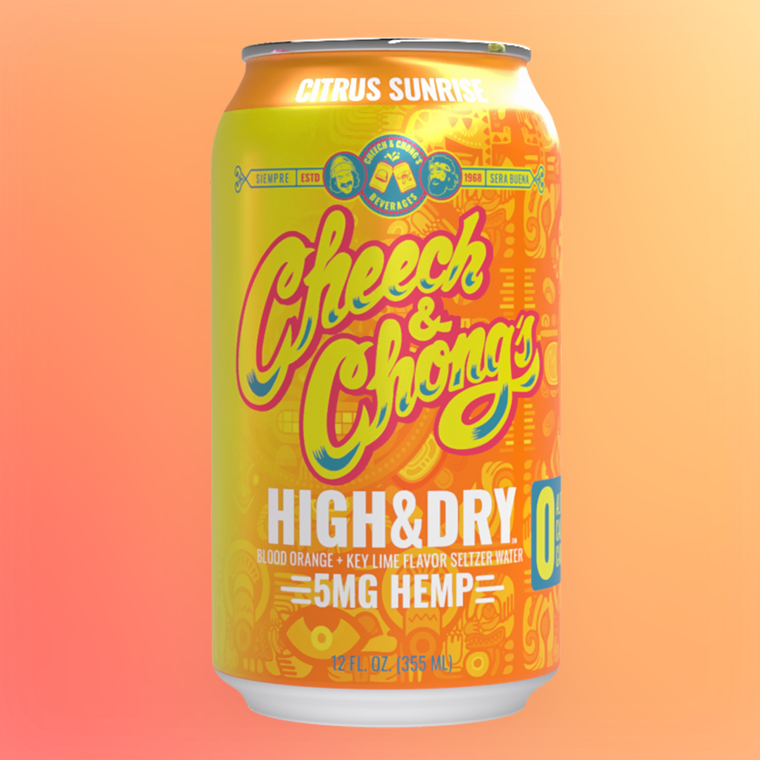 Cheech and Chong's High & Dry Hemp Seltzer - Citrus Sunrise