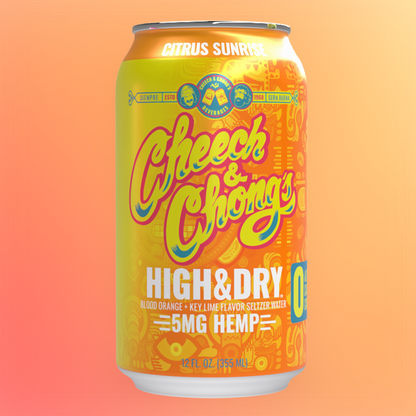 Cheech and Chong's High & Dry Hemp Seltzer - Citrus Sunrise