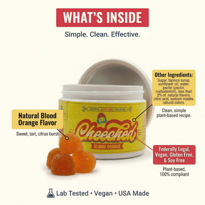Cheeched Legends Gummies 30ct - Blood Orange