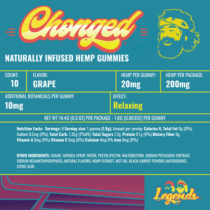 Legends Gummies 10ct - Grape
