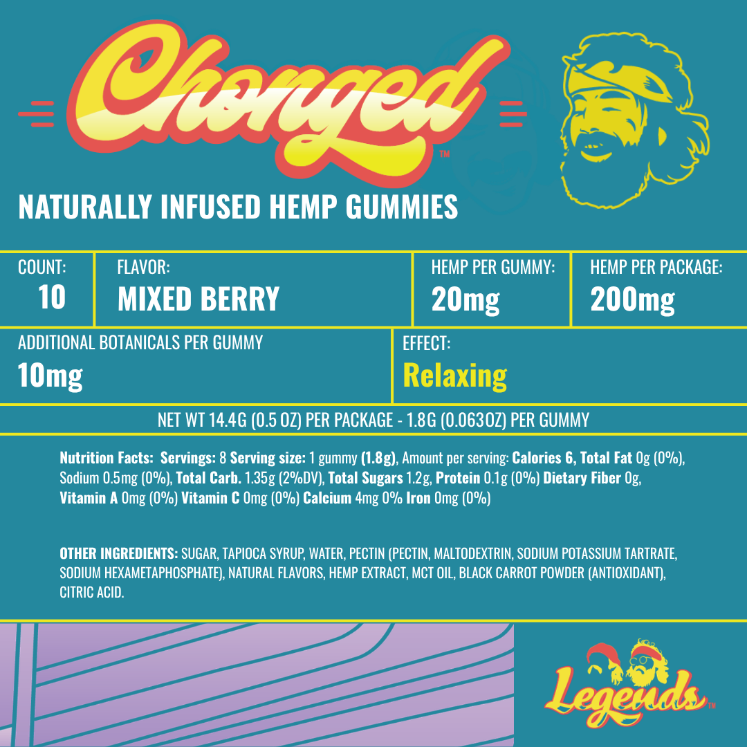 Legends Gummies 10ct - Mixed Berry
