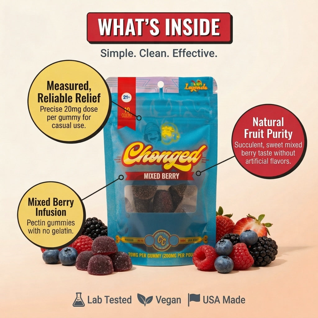 Legends Gummies 10ct - Mixed Berry