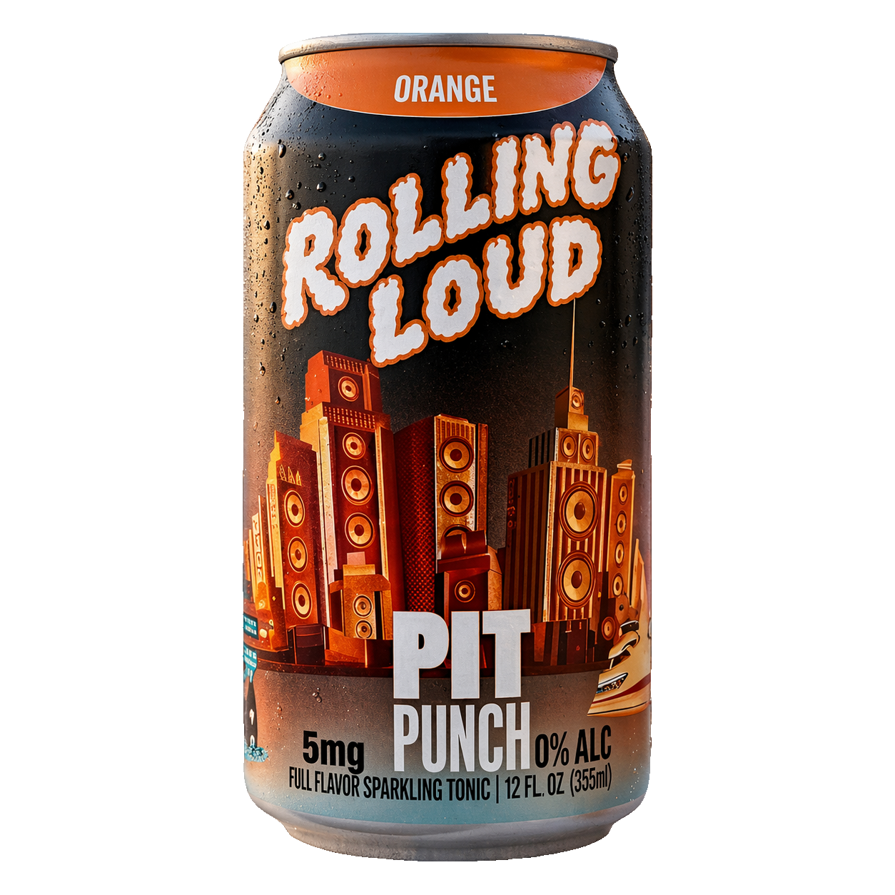 Rolling Loud Pit Punch 5mg - Orange